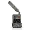Fotopułapka Zeiss Secacam 3 z zamontowaną anteną LTE przedstawiona od przodu na białym tle