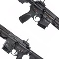 Karabinek Heckler & Koch MR223 A3 – zbliżenie na komorę zamkową i chwyt pistoletowy