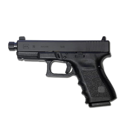 Pistolet Glock 19 gen. 3 gwint – widok z boku