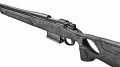 Sztucer Bergara B14 Thumbhole – zbliżenie na lufę i łoże karabinu