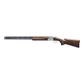 Strzelba Browning 825 Sporter Trap Forearm – widok z lewej strony, łoże trapowe z orzecha