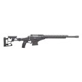 Karabin Sabatti ST-18 kal. .308 Win. - widok z boku na całą broń, druga wersja zdjęcia (przeciwny kierunek), widoczny hamulec wylotowy lufy