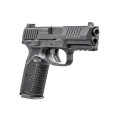 Pistolet FN 509 MS Blk/Blk – zbliżenie na tylną część zamka i chwyt