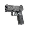 Pistolet FN 509 MS Blk/Blk – zbliżenie na wylot lufy pod kątem