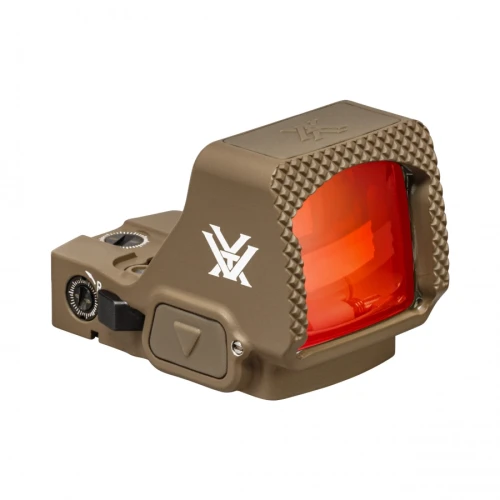 Kolimator Vortex Defender-XL 5 MOA Tan - widok z boku