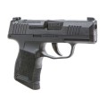 Pistolet Sig Sauer P365 MS OR - widok z prawej strony pod kątem, zbliżenie na chwyt