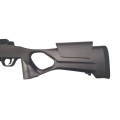 Sztucer Mauser 25 osada karbonowa FBT - zbliżenie na regulowany grzbiet kolby karbonowej