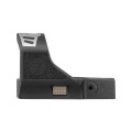 Kolimator Sig Sauer Romeo-RS Pro SOR02000 - widok od tyłu, logo Sig i pokrętło regulacji