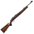 Sztucer samopowtarzalny Sauer S303 Select - widok całości karabinu z elegancką drewnianą kolbą