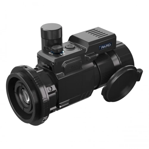 Nasadka termowizyjna odprzodowa z dalmierzem PARD Predator 480 35 mm LRF widok na lewy bok po skosie