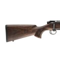 Sztucer Mauser M18 Pure - zbliżenie na kolbę z podeszwą i policzkiem