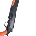Sztucer Browning Maral 4X Elite (syntetyczna kolba) - zbliżenie na komorę zamkową z grawerowanym logo Browning