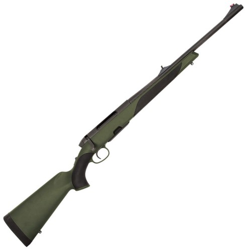 Sztucer Steyr Arms SM12 SX Mountain - widok z prawej strony, zielona kolba syntetyczna