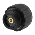 HIKMICRO L810 810 nm – iluminator laserowy w ujęciu pod kątem z widocznym gwintem montażowym i stykami