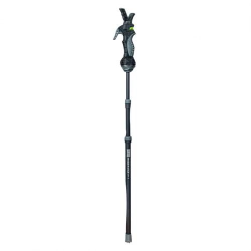 Monopod Primos Trigger Stick Gen III™ 35-65'' onyx - widok ogólny, rozłożony monopod