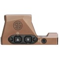 Kolimator Sig Sauer Romeo-X Pro SORX1002 FDE - widok z boku, strona przycisków