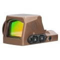 Kolimator Sig Sauer Romeo-X Compact SORX1202 FDE - widok z przodu, strona przycisków
