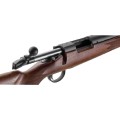 Sztucer Bergara B14 Timber – zbliżenie na lufę i komorę nabojową