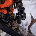 Lornetka Vortex Triumph HD 10x42 podczas obserwacji w lesie