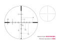 Siatka celownicza BDC lunety Vortex Crossfire II 4-16x50