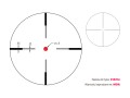Siatka celownicza V-Brite lunety Vortex Crossfire II 3-9x50