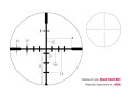 Siatka celownicza BDC lunety Vortex Crossfire II 2-7x32