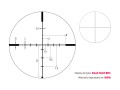 Siatka celownicza BDC MOA lunety Vortex Diamondback 4-12x40