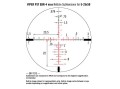 Schemat siatki celowniczej EBR-4 lunety Vortex Viper PST II 5-25x50