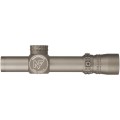 Luneta celownicza Nightforce NX8 1-8x24 F1 Capped Dark Earth FC-DMX - zbliżenie na tubus i okular
