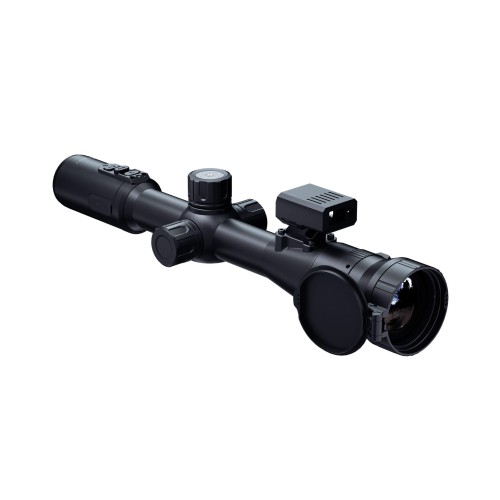 Celownik termowizyjny z dalmierzem PARD Pantera 640 Q 50 mm LRF przód lewa strona
