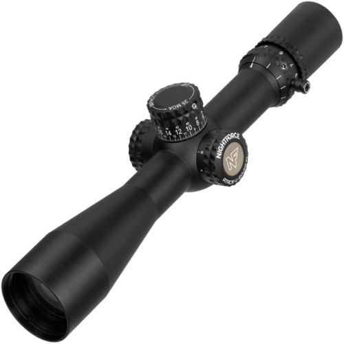 Luneta celownicza Nightforce ATACR 4-20x50 F1 MOAR - widok z przodu pod kątem