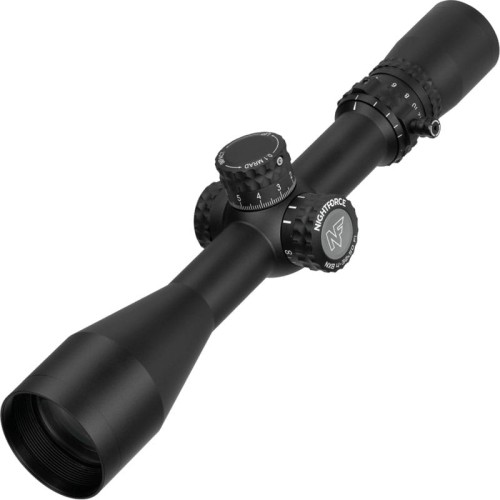 Luneta celownicza NX8 4-32x50 F1 ZeroStop MOAR Nightforce 0.250MOA (C624) - widok z przodu pod kątem