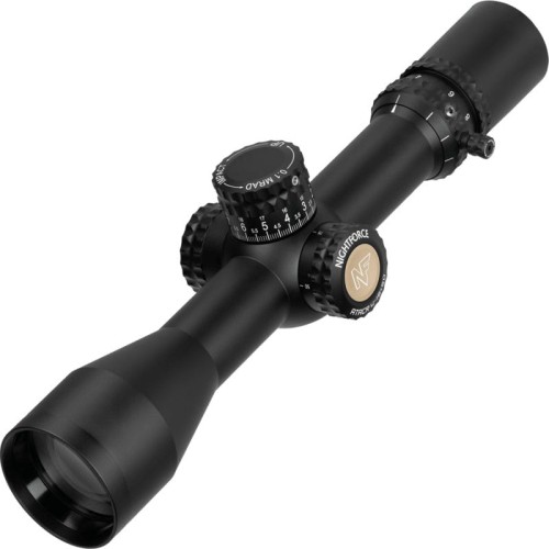 Luneta celownicza Nightforce ATACR 5-25x56 ZeroStop F1 Horus H59 .1Mil-rad (C547) - widok z przodu pod kątem