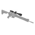 Luneta celownicza Primary Arms Classic 3-9x44 mm SFP Duplex, 30 mm - widok z boku pod kątem na karabin z zamontowaną luneta celownicza
