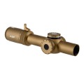 Luneta celownicza Primary Arms Compact PLx-1-8x24 mm FFP iR ACSS Nova Reticle FDE - widok z tyłu pod kątem