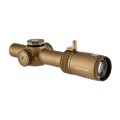 Luneta celownicza Primary Arms Compact PLx-1-8x24 mm FFP iR ACSS Nova Reticle FDE - widok z przodu pod kątem