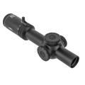 Luneta celownicza Primary Arms Compact PLx-1-8x24 mm FFP iR ACSS Raptor M8 Meter 5,56/.308 - widok z tyłu pod kątem