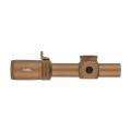 Luneta celownicza Primary Arms Compact PLx-1-8x24 mm FFP iR ACSS Raptor M8 Yard 5.56 /.308 FDE - zbliżenie na wieżyczki regulacji