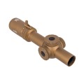 Luneta celownicza Primary Arms Compact PLx-1-8x24 mm FFP iR ACSS Raptor M8 Yard 5.56 /.308 FDE - widok z tyłu pod kątem