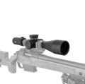 Luneta celownicza Primary Arms GLx 4-16x50 mm FFP iR ACSS Athena BPR MIL - widok z boku pod kątem na karabin z zamontowaną luneta celownicza