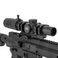 Luneta celownicza Primary Arms SLx 1-6x24 mm FFP iR ACSS Raptor 7,62x39 / .300 BLK - widok z boku pod kątem na karabin z zamontowaną luneta celownicza