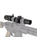 Luneta celownicza Primary Arms SLx 1-10x28 mm SFP iR ACSS Raptor 5,56/.308 M10S - widok z boku pod kątem na karabin z zamontowaną luneta celownicza