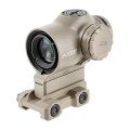 Celownik pryzmatyczny Primary Arms SLx 1x Micro Prism iR Red ACSS Cyclops Gen II FDE - widok z tyłu pod kątem