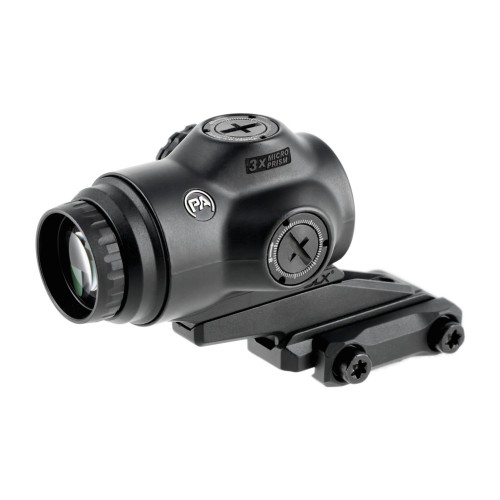 Celownik pryzmatyczny Primary Arms SLx 3x Micro Prism iR Red ACSS Raptor 5,56/.308 Meter - widok z przodu pod kątem