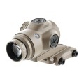 Celownik pryzmatyczny Primary Arms SLx 3x Micro Prism iR Red ACSS Raptor 5,56/.308 Yard FDE - widok z przodu pod kątem