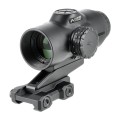 Celownik pryzmatyczny Primary Arms SLx 5x Micro Prism iR Red ACSS Aurora MIL - widok z prawej, soczewka obiektywu