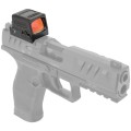 Kolimator Primary Arms by Holosun HE509-RD Solar Powered w/MOS mounting plate ACSS Vulcan - montaż na pistolecie, z lewej