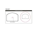 Kolimator Primary Arms by Holosun HE509-RD Solar Powered w/MOS mounting plate ACSS Vulcan - diagram systemu reticle Vulcan