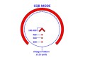 Kolimator Primary Arms by Holosun HS503-G ACSS - diagram reticle ACSS: tryb CQB z oznaczeniami dystansu