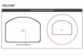 Kolimator Primary Arms by Holosun HS507C-X2 ACSS Vulcan - schemat dostępnych wariantów reticle